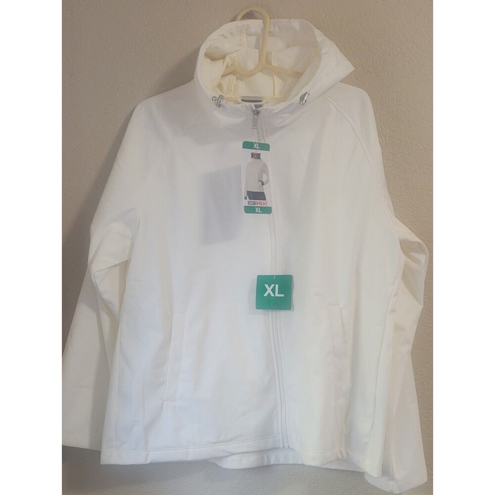 NEW 32 Degrees Women's Softshell Jacket Coat White Cream  Size  XL Lightweight